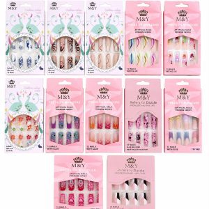 uñas decoradas de facil aplicaciion por 12