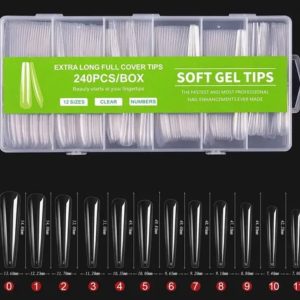 Uñas soft gel cofin xxl por 240
