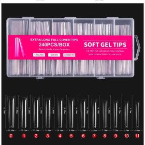 Tips coffin xxl por 240 uñas