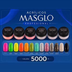 Acrílico masglo de colores