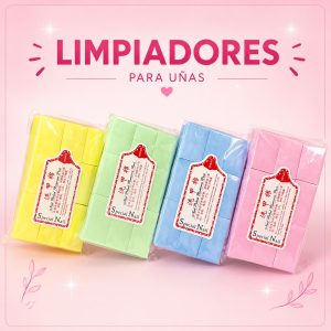 Toallitas limpiadoras de uñas por 1100