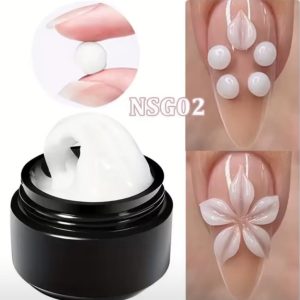 Gel solido pequeño blanco