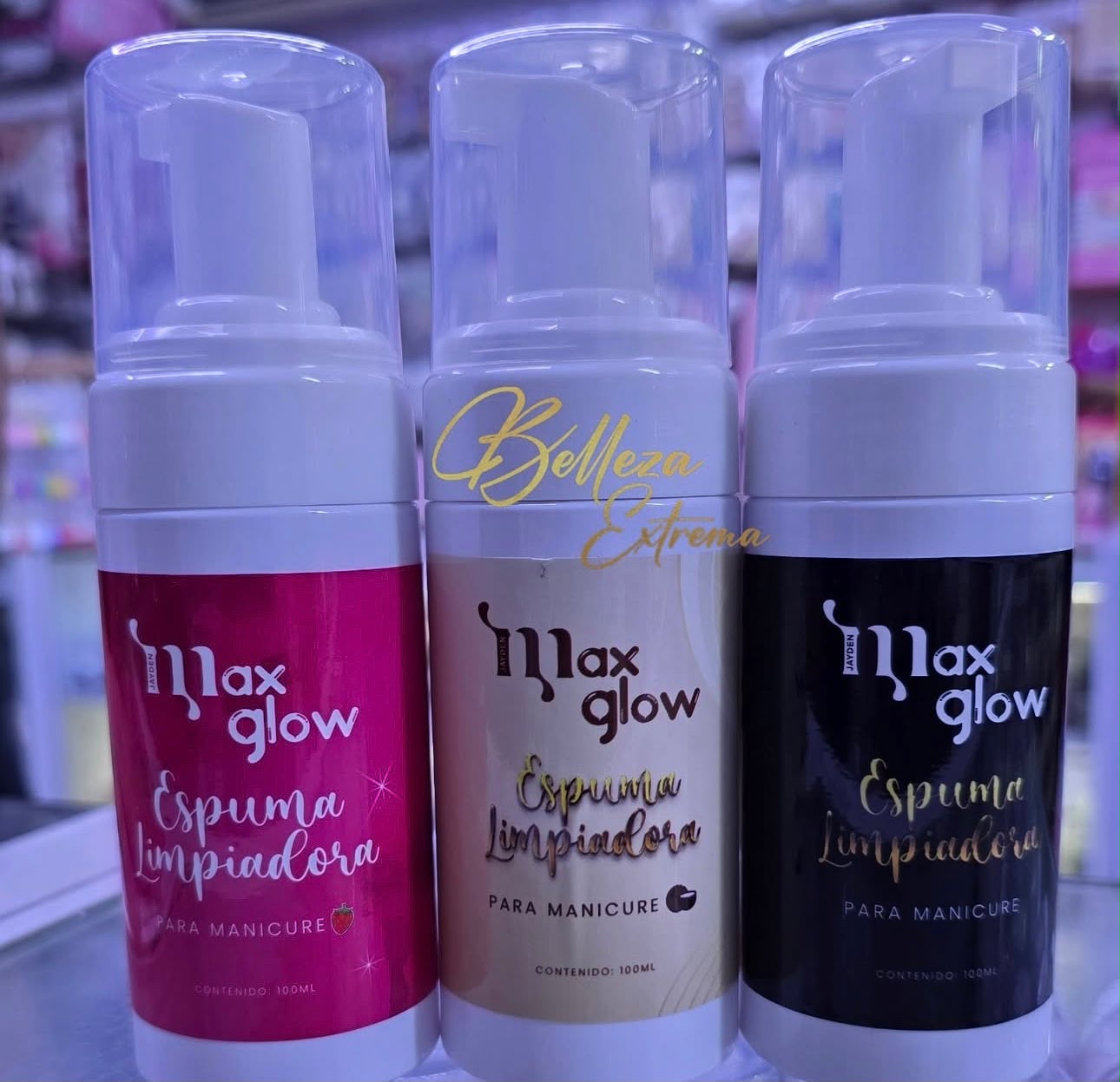 Espuma limpiadora maxglow