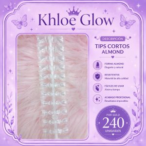 Tips cortos almond por 240