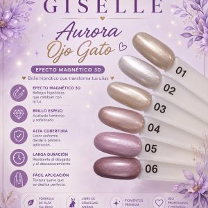 Ojo de gato aurora sulli nails