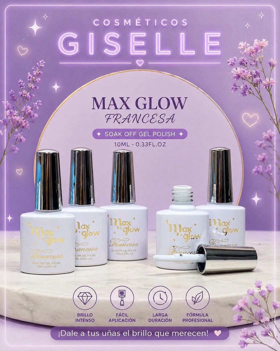 Esmalte francesa maxglow