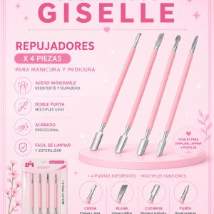 Repujadores por 4 rosados
