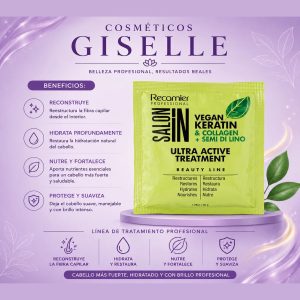 Papeleta salon in vegan keratin