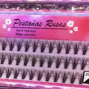 Pestañas punto vol ruso 20 pelos #12