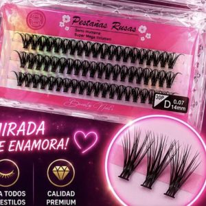 Pestañas punto vol ruso 30 pelos #14
