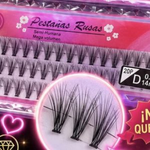 Pestañas punto vol ruso 20 pelos #14