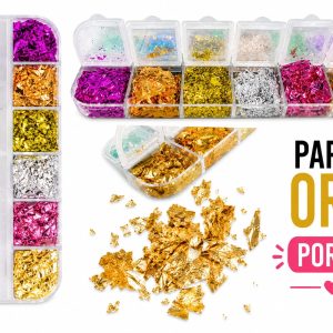 Papel oro por 12 de colores