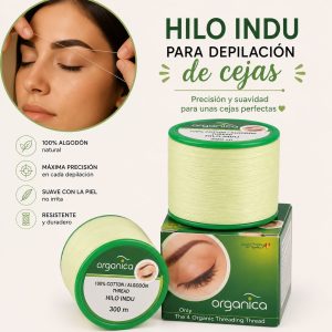 hilo hindú para depilar cejas