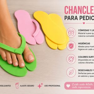 Chancletas para pedicure