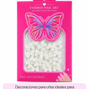 Lazos blancos para uñas