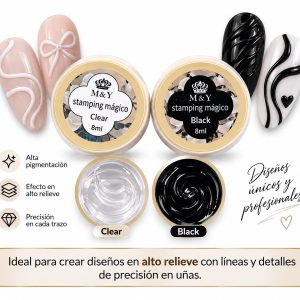 Stamping mágico para líneas en alto relieve m y y