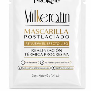 Mascarilla post laciado milk keratin sachet prokpil