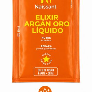 Aceite elixir de argán oro liquido sachet naissant