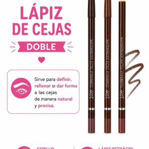 Lapiz de cejas doble