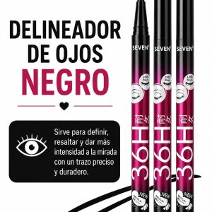 Delineador negro seven 36 horas