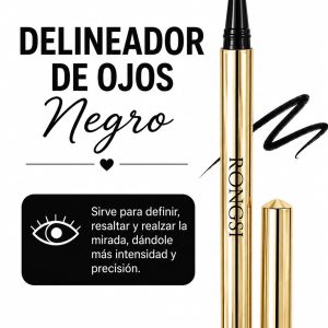 Delineador de ojos negro ronosi