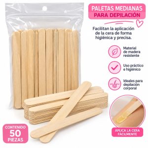 Paletas mediana para depilación por 100