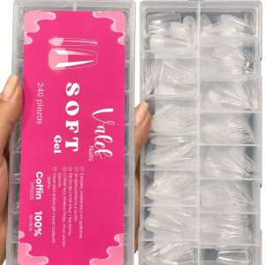 Soft gel coffin por 240 valef nail