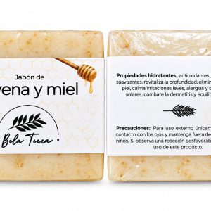 Jabon artesanal avena y miel