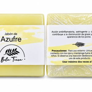 Jabon artesanal azufre